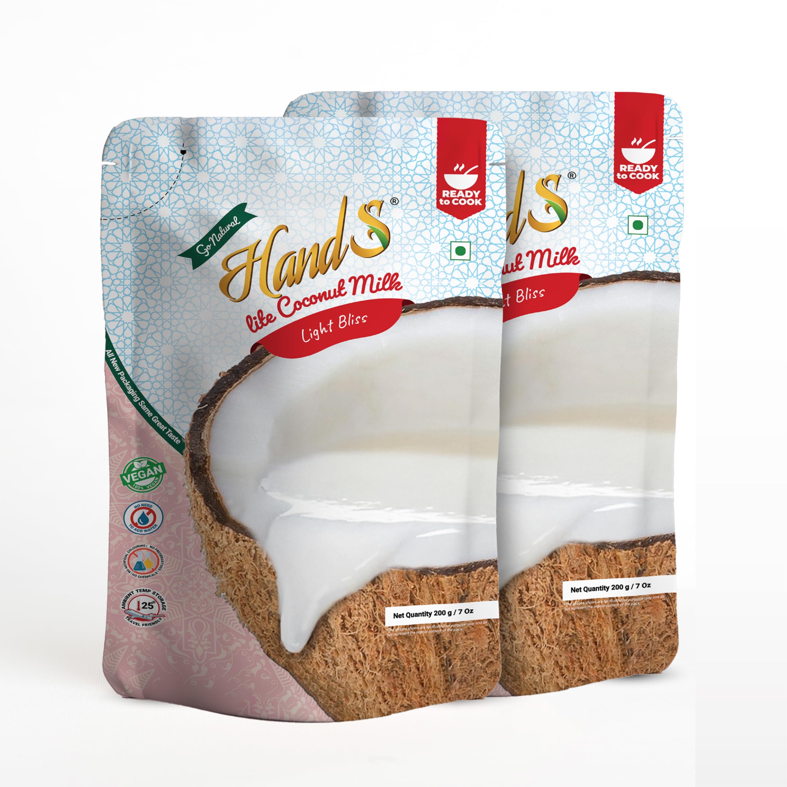 HandS Lite Coconut Milk -12% Fat | 200 Ml X Pack of 2 | Dairy Free | Pure Plant Based | No Added Preservatives or Chemicals | Real Homemade Taste | Vegan and Keto Friendly-picture-31