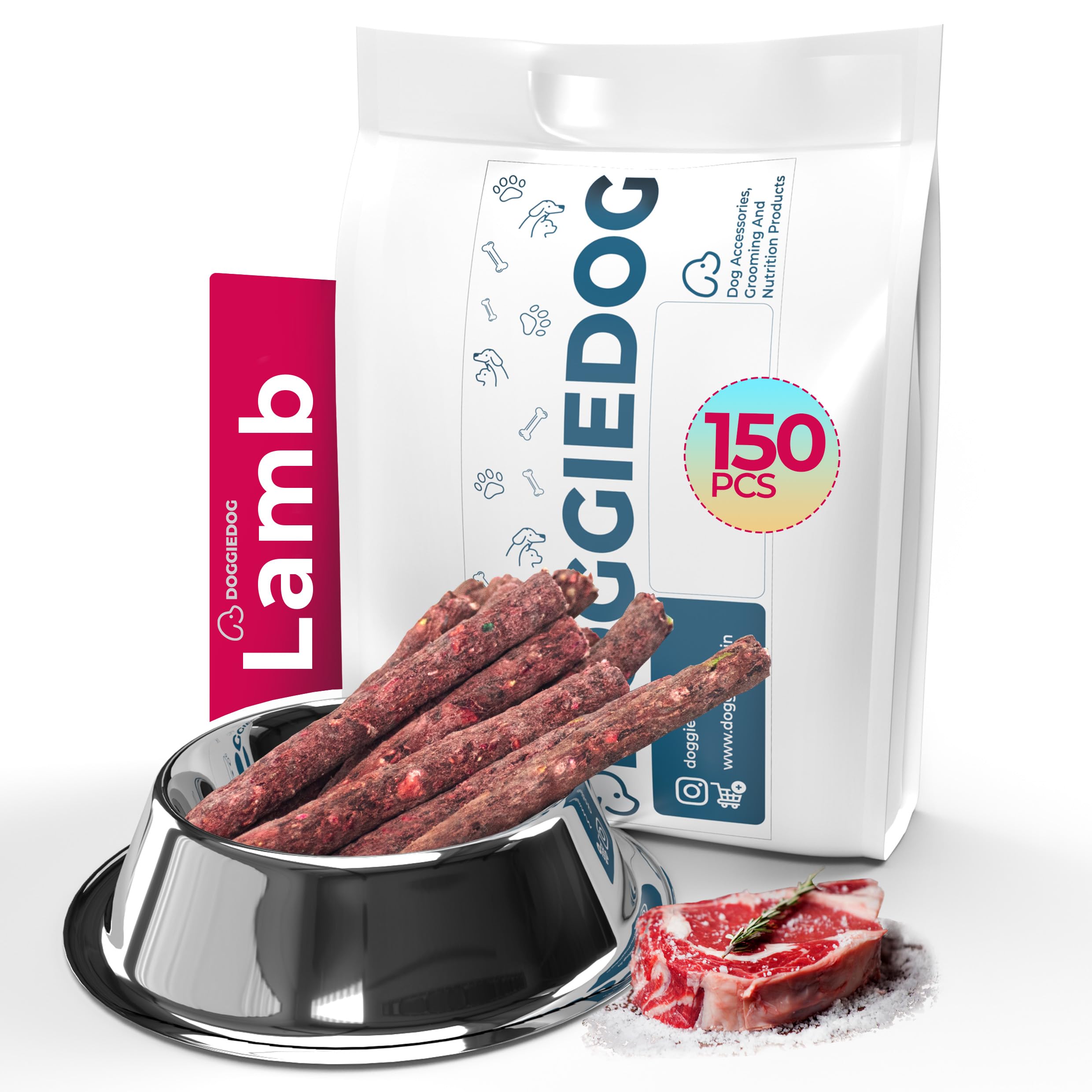 See full amazon price history chart for DOGGIE DOG Food Chicken Dog Treats, Dog Biscuits. Adult Dog Bone and Puppy Food. Drool Worthy Food Items, Puppy Sticks, Teething Sticks (1.5 KG - Lamb Chew Sticks White) DOGGIE DOG Food Chicken Dog Treats, Dog Biscuits. Adult Dog Bone and Puppy Food. Drool Worthy Food Items, Puppy Sticks, Teething Sticks (1.5 KG - Lamb Chew Sticks White) (B0CFJVV6P1) Amazon Price History, Amazon Price Tracker