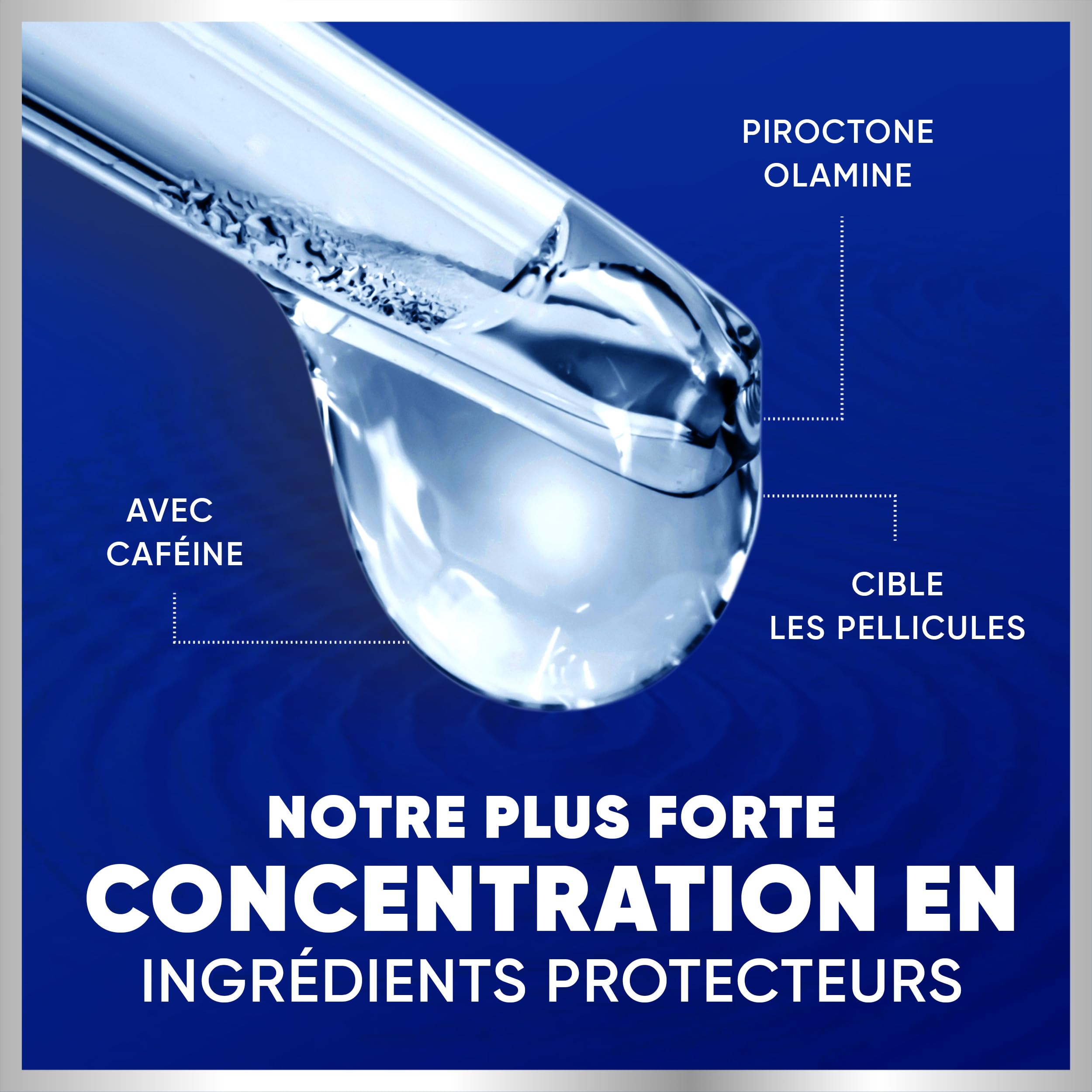 Head & Shoulders Pro-Expert 7 Shampoing Antipelliculaire Anti-chute à la Caféine 800ml, Combat 7 Problèmes du Cuir Chevelu, Protection Complète, Améliore la Pousse des Cheveux, Cliniquement Prouvé