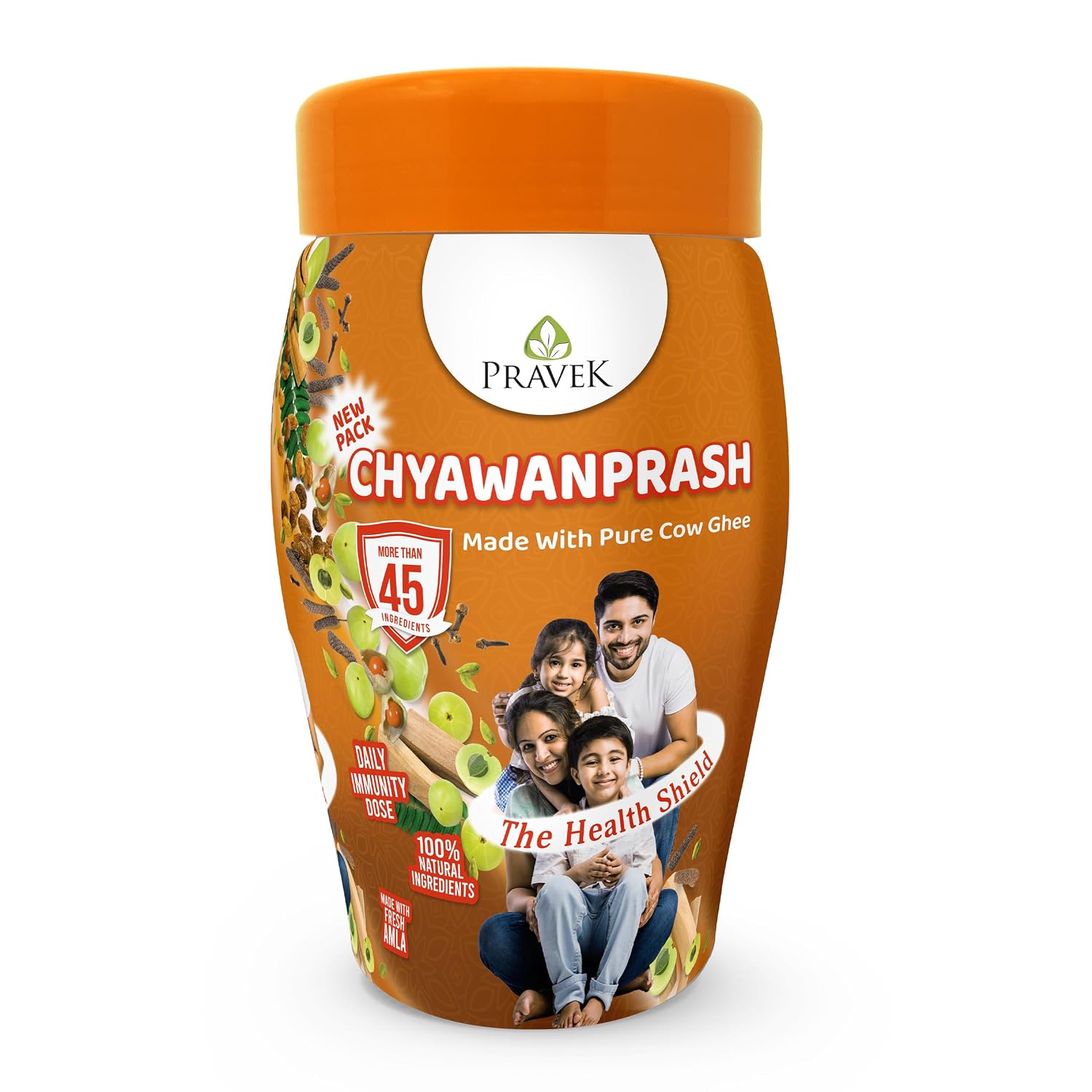 Pravek Chyawanprash – 1kg | Made With Pure Cow Ghee | More Than 45+ Ayurvedic Herbs | Helps Build Strength & Stamina | Builds Overall Health Pravek Chyawanprash – 1kg | Made With Pure Cow Ghee | More Than 45+ Ayurvedic Herbs | Helps Build Strength & Stamina | Builds Overall Health