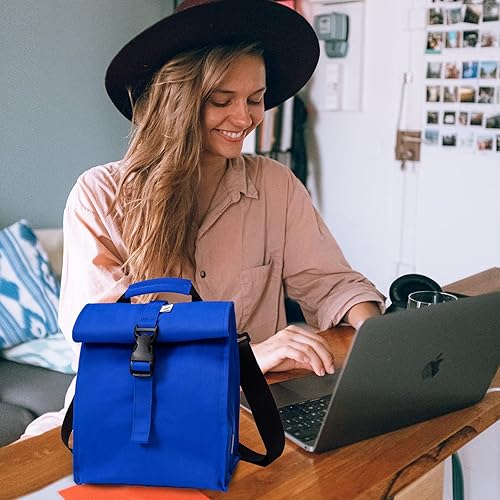 Miniatura 6 de Sunny Bird - Lonchera reutilizable para adultos, para hombres, mujeres, adolescentes, niños, lonchera grande aislada, bolsa de almuerzo para la