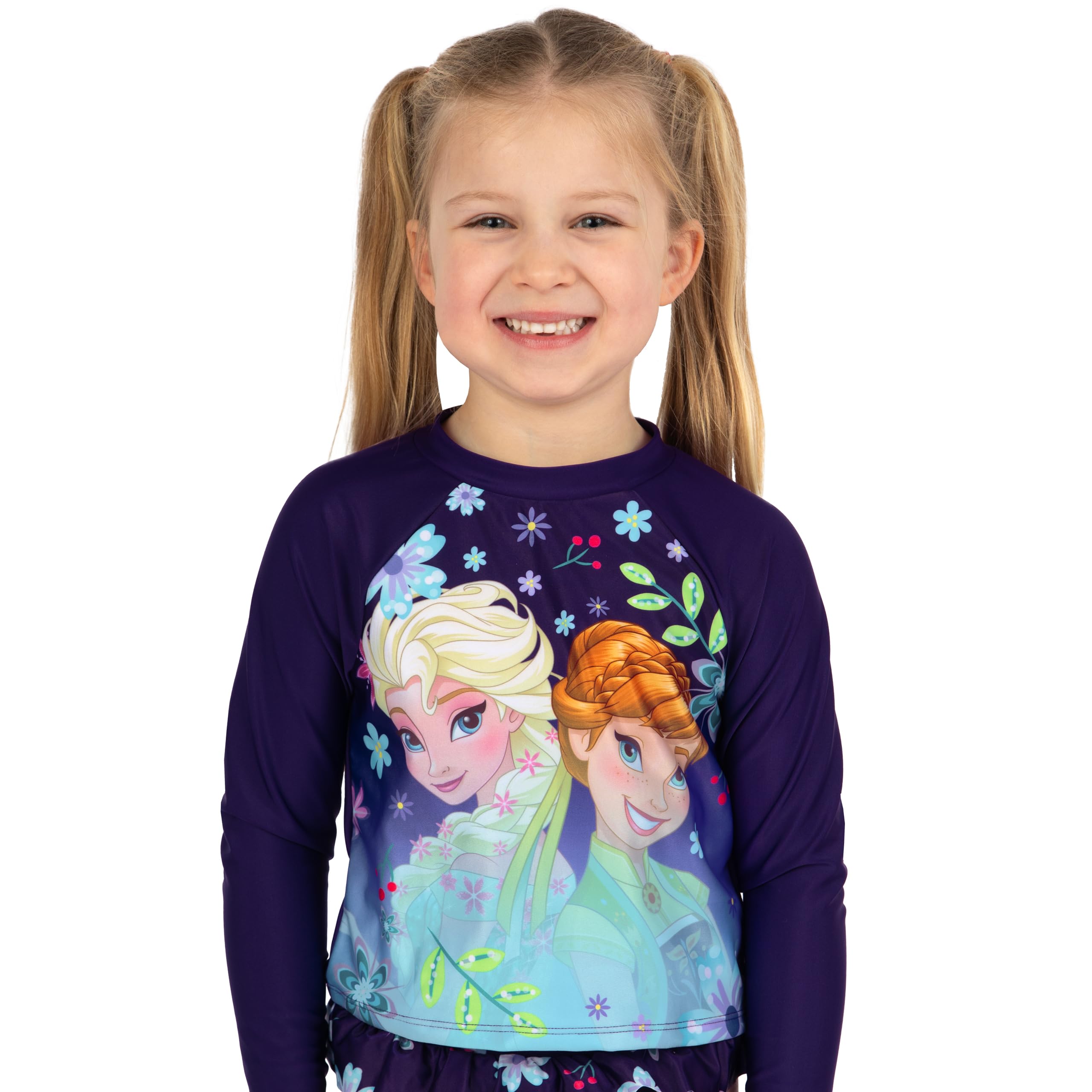 Disney Traje De Baño Froze n, Traje De Baño Elsa Y Anna, Bañador Niña Natacion Mangas Largas, Edad 2 A 10 Años