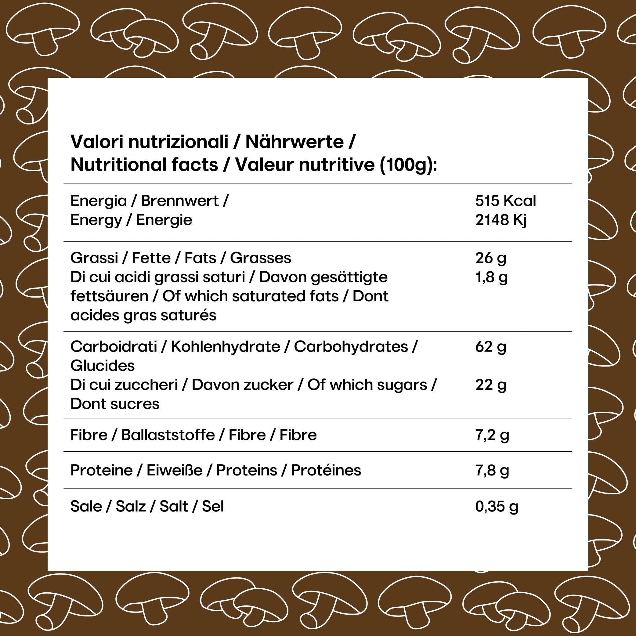 FUNGHI SHIITAKE CHIPS | Snack Gourmet ai Funghi Shiitake, Chips di Funghi, Snack Vegetale senza Coloranti, Confezione Salva Freschezza (500g)