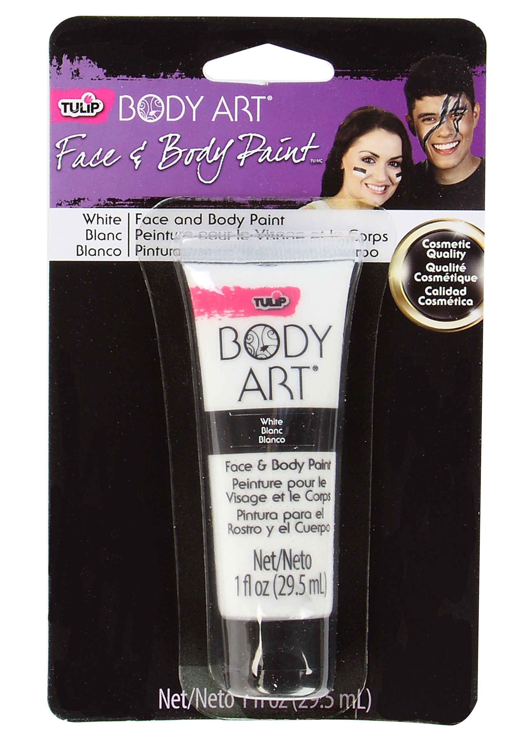 Tulip Body Art 32688 PSP Opstk 1Oz Liquid Paint White, As Detailed