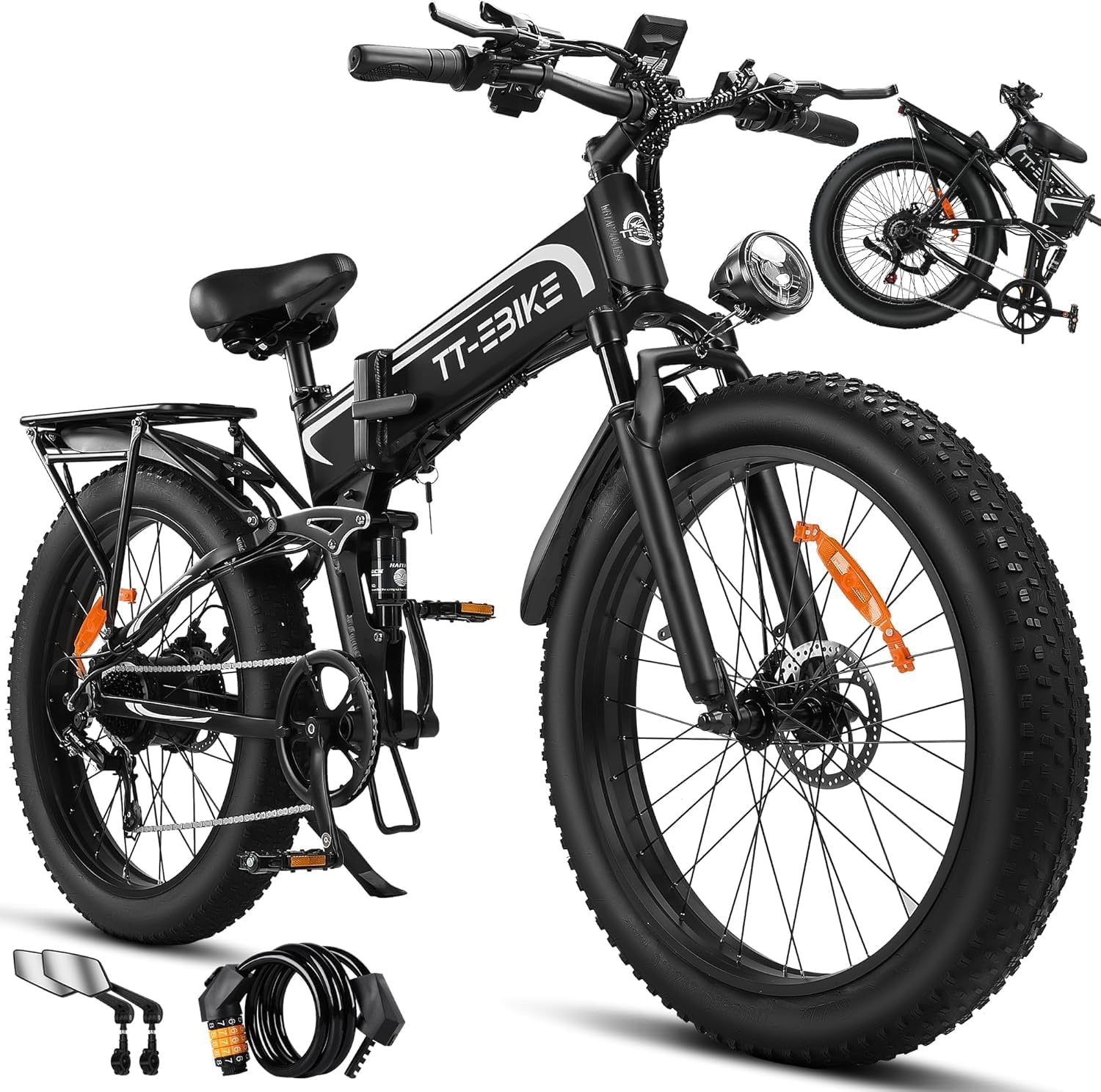 3000W Single Motor Electric Bike for Adults 41MPH 52V 23A-1