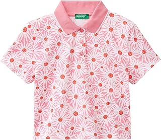 Camiseta Polo M/M 3lryc301j Camisa, Rosa, 140 cm para Niñas