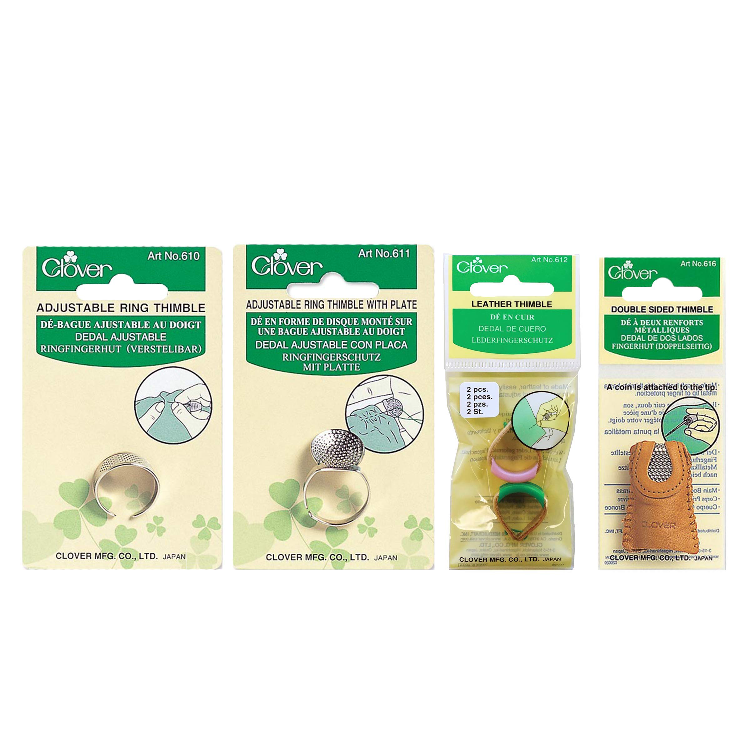 Clover Assorted Bundle Thimbles, 21, Multiple 4
