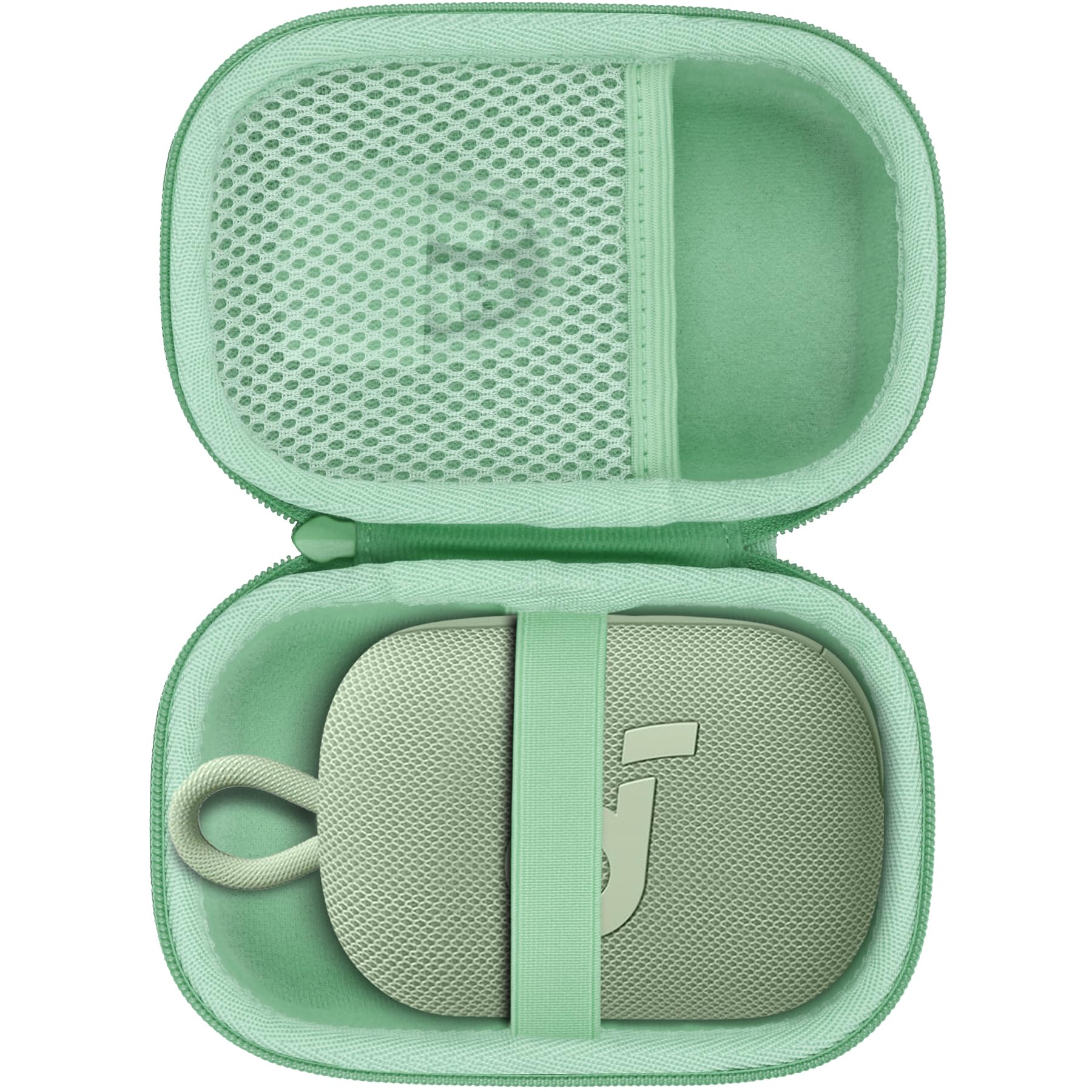 Lebakort Storage Case Compatible with Anker Soundcore Select 4 Go Speaker (Green Case)