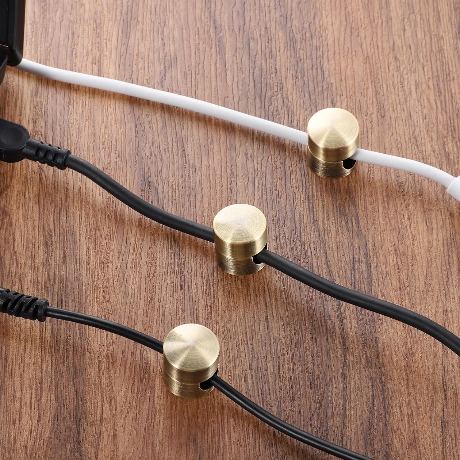 SHENLIU 3 Pcs Cable Anchors for Desk, Adhesive Charger Holders for Cords, Adjustable Cord Holder Cable Clips Cables Management Wire Organizers for Nightstand Desk Office - Image 7