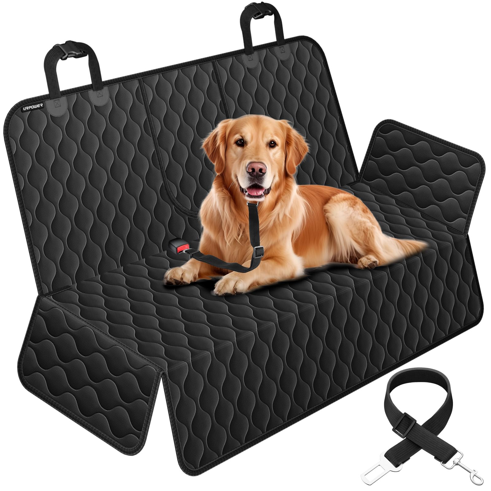 URPOWER Dog Car Seat Cover for Back Seat - Waterproof Car Seat Protector for Child Carseat & Pets, Nonslip Car Seat Covers for Full Size SUVs & Trucks
