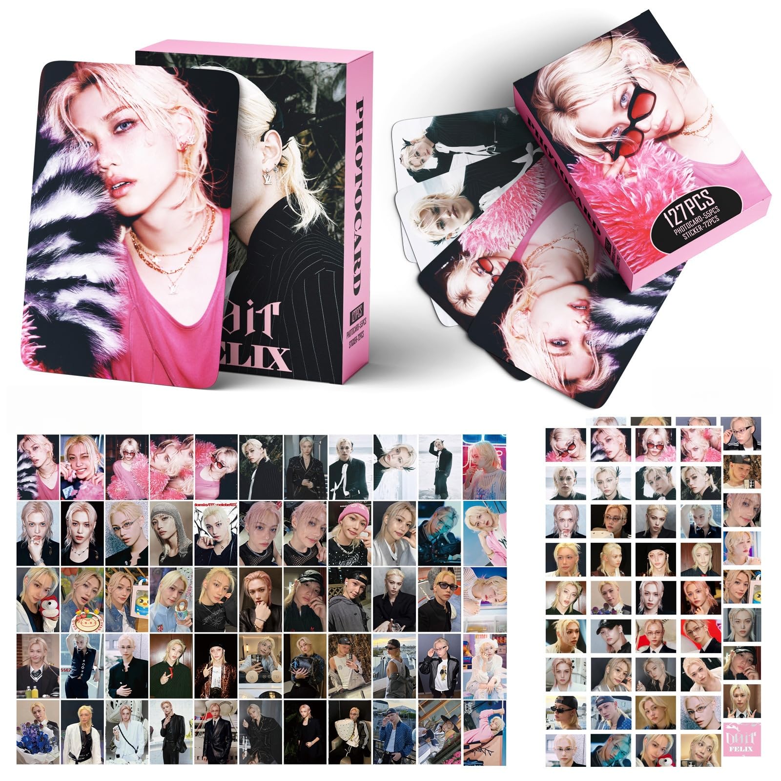 SKZ 127 pcs 'DO IT' Personal Photocards Stray-Kids 55Pcs Postcards
