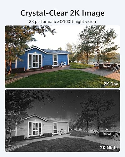 Miniatura 5 de ANNKE Sistema de cámara inalámbrica, NVR de seguridad 4K expandible de 16 canales, 4 cámaras exteriores de 3MP, audio de 2 vías, WiFi de doble