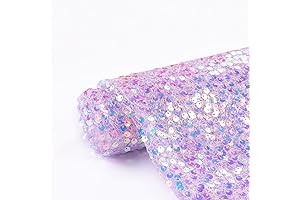 Glimmering Purple Sequin Fabric: Unleash Your Creative Edge