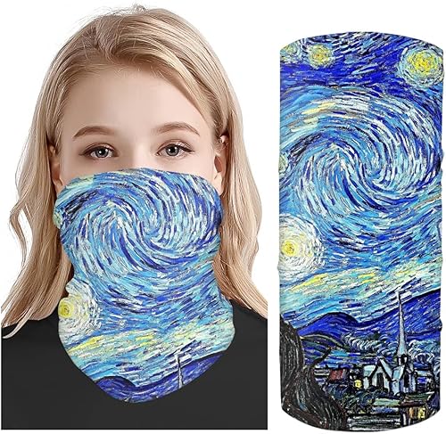 Miniatura 3 de KIDVOVOU Bandana con estampado 3D para hombre y mujer, máscara facial con protección solar UV, pasamontañas, polaina, bufanda, bufanda, para