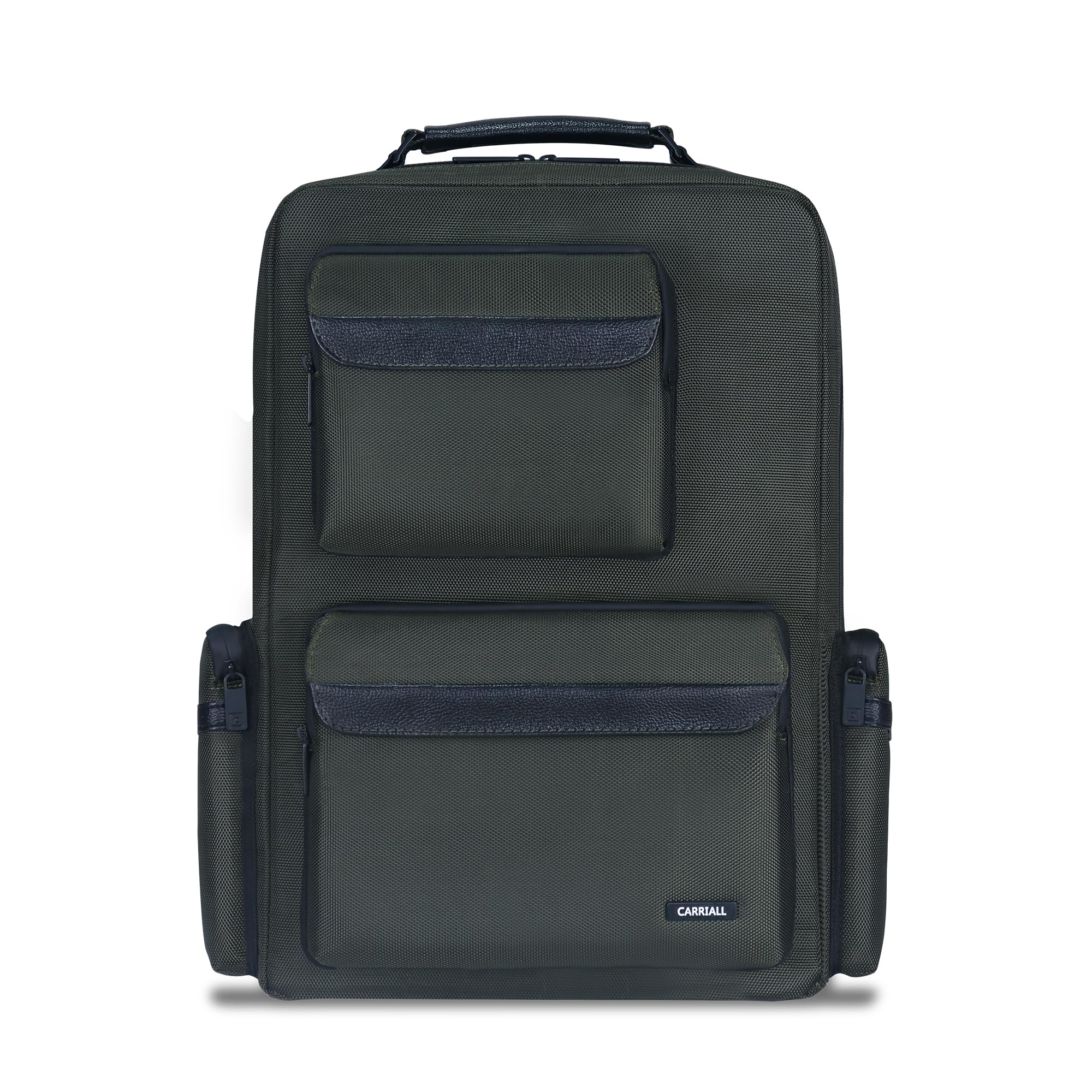 Carriall Vogue Premium Green Laptop Bag, 21.6L | Fits upto 17inch Laptop/Macbook, Water Resistant | iPhone & iPad Pockets | Laptop Backpack For Office, College & Travel | Laptop Bag For Men (B0BXXTXW32) Amazon Price History, Amazon Price Tracker
