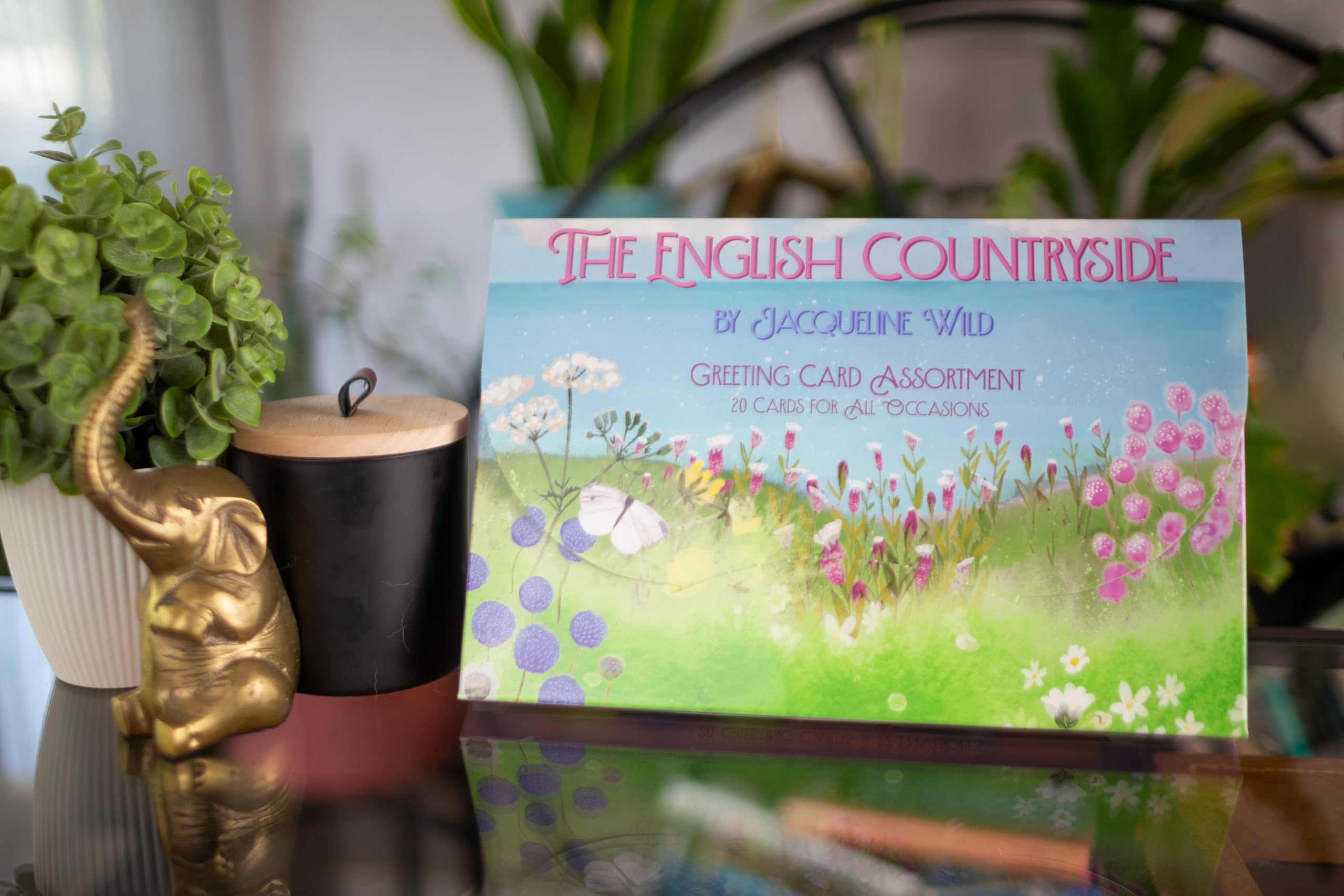 Leanin' Tree, The English Countryside, tarjetas en blanco y sobres, caja surtida de tarjetas de felicitación, tarjetas surtidas, caja de tarjetas (20 tarjetas, 22 sobres)