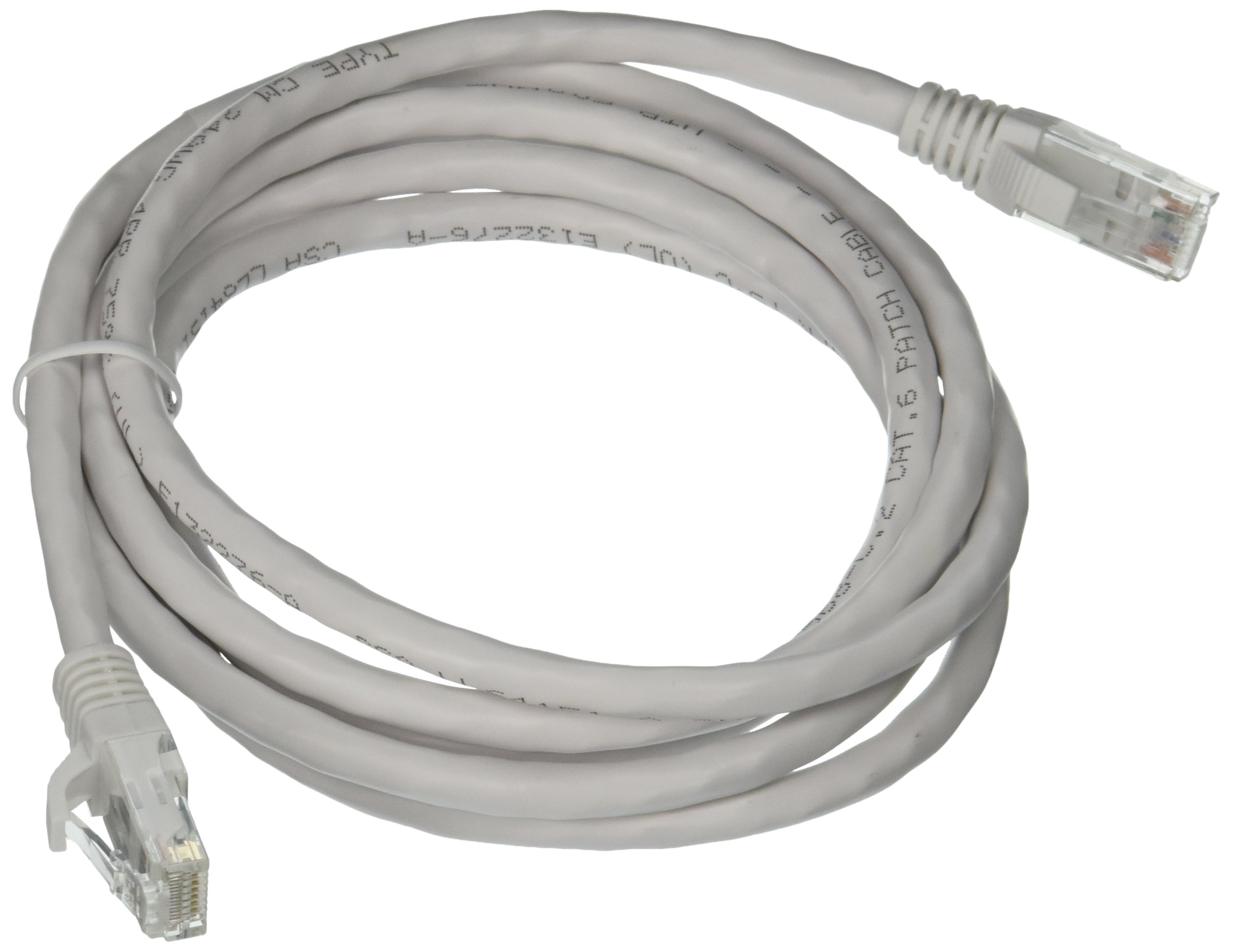 C2G/Cables to Go 04036 Cat6 Snagless Unshielded (UTP) Network Patch Cable, White (6 Feet/1.82 Meters)