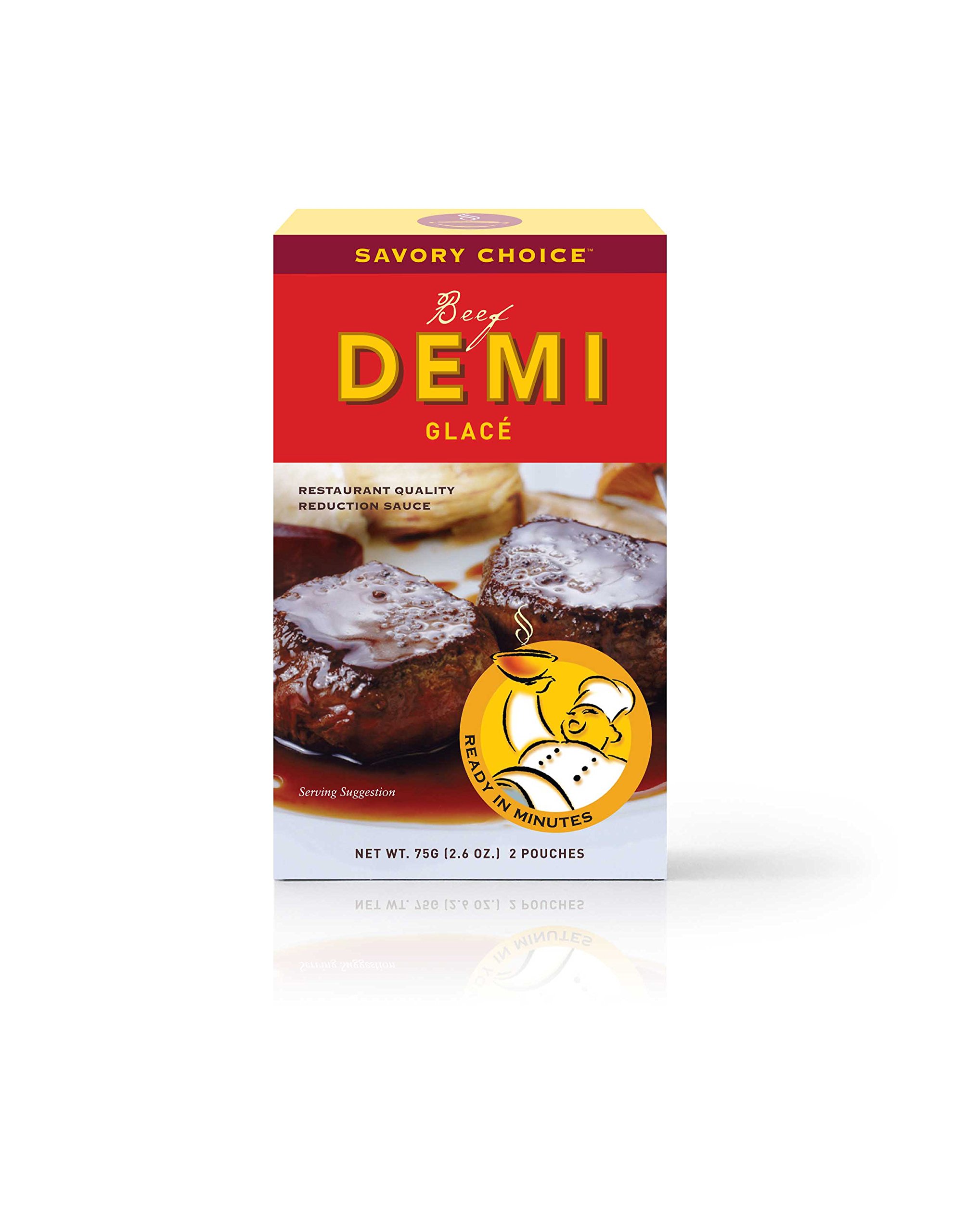 Savory Choice Beef Demi Glace, 2.6 Ounce Package Buy Online in United