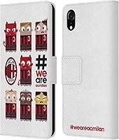 Vista 23 de Head Case Designs Funda de piel con licencia oficial de AC Milan Dream Big Children compatible con Apple iPhone 13 Mini