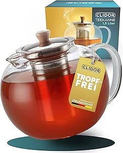 Lieb&lecker Teekanne Mit Stövchen & Bowleset - 1500ml Borosilikatglas