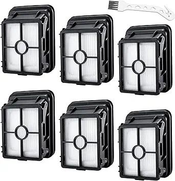 6 Pack 1866 Vacuum Filter Replacement for Bissell Crosswave Pet Pro and Cordless Max 2306A 1785 1785A 2211W 2554 2590 2593 2596 Filter Compare to Part 1608684 LUXRILIX