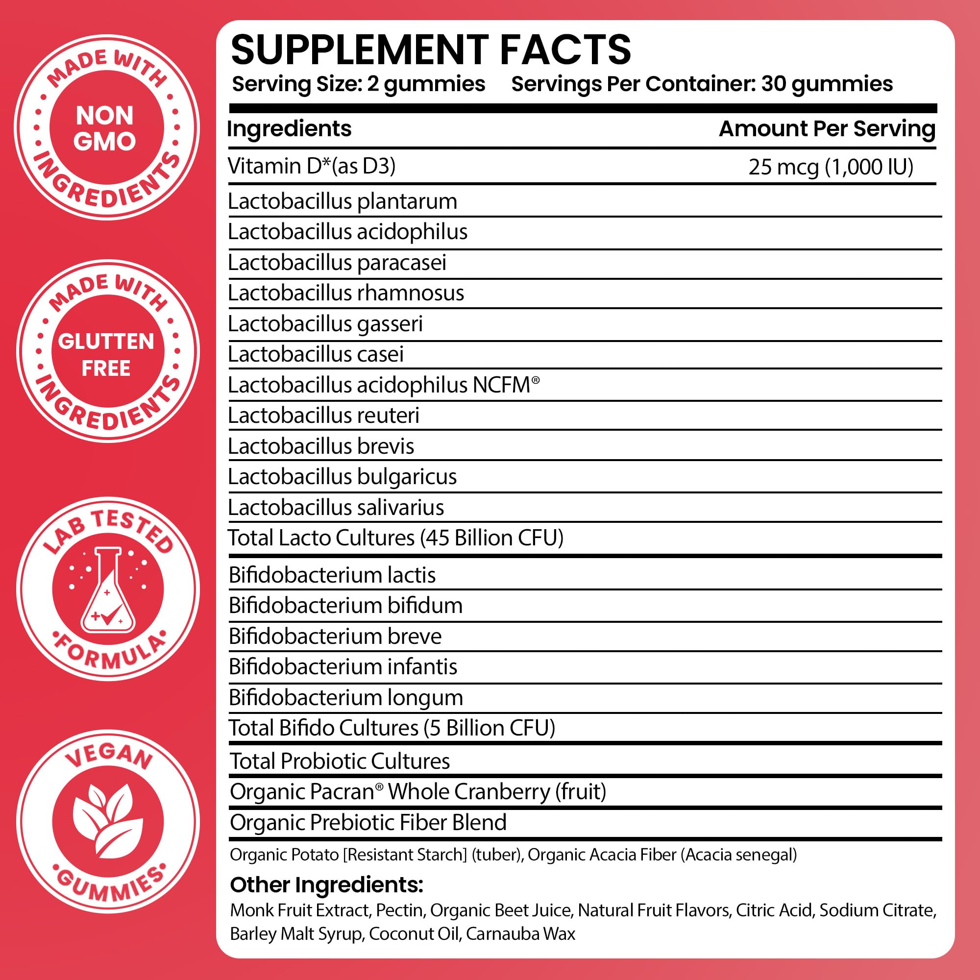 Cranberry Gummies UTI Treatment for Women Urinary Tract Comfort Support — Amazon image 2
