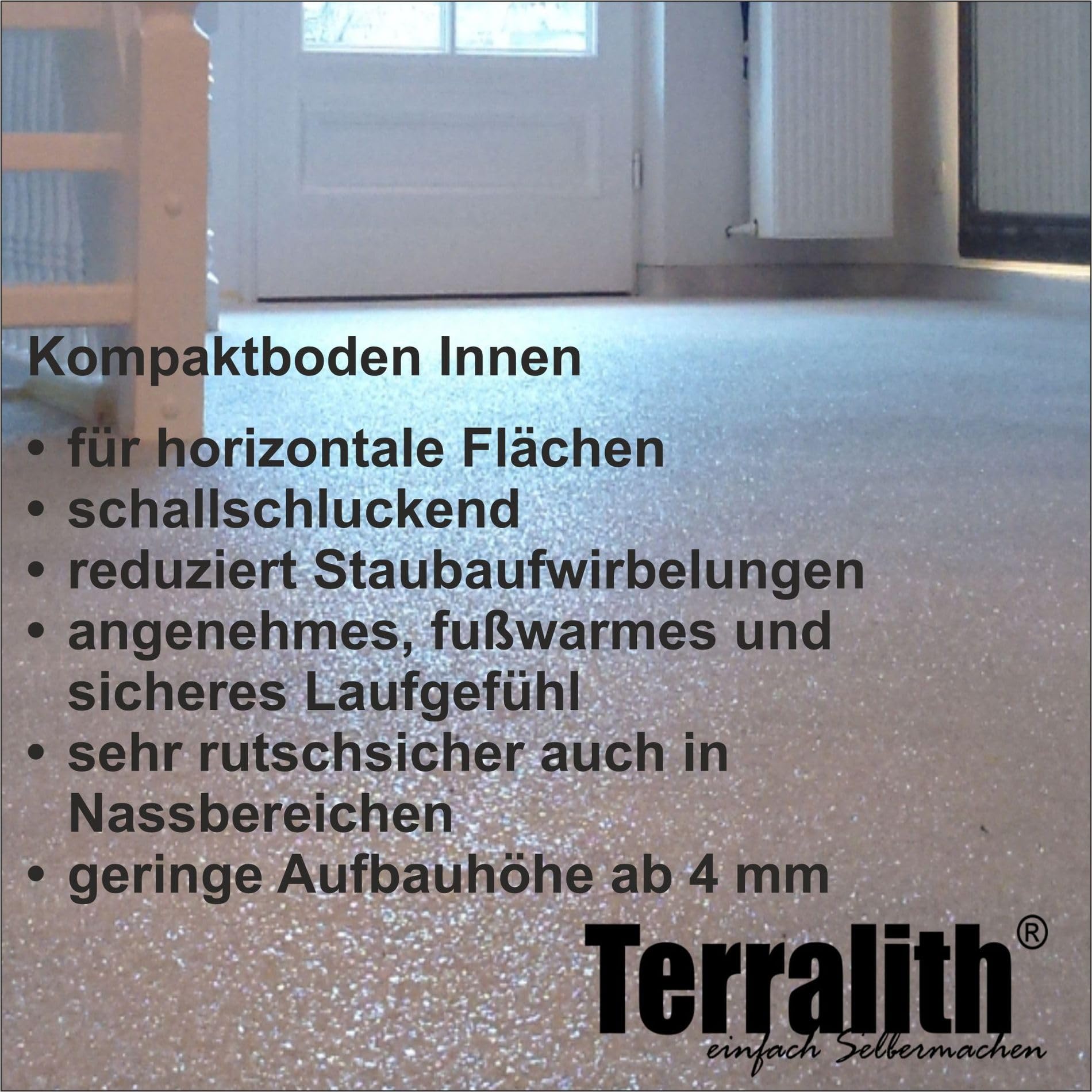 Terralith Kompaktboden natura für 2 qm