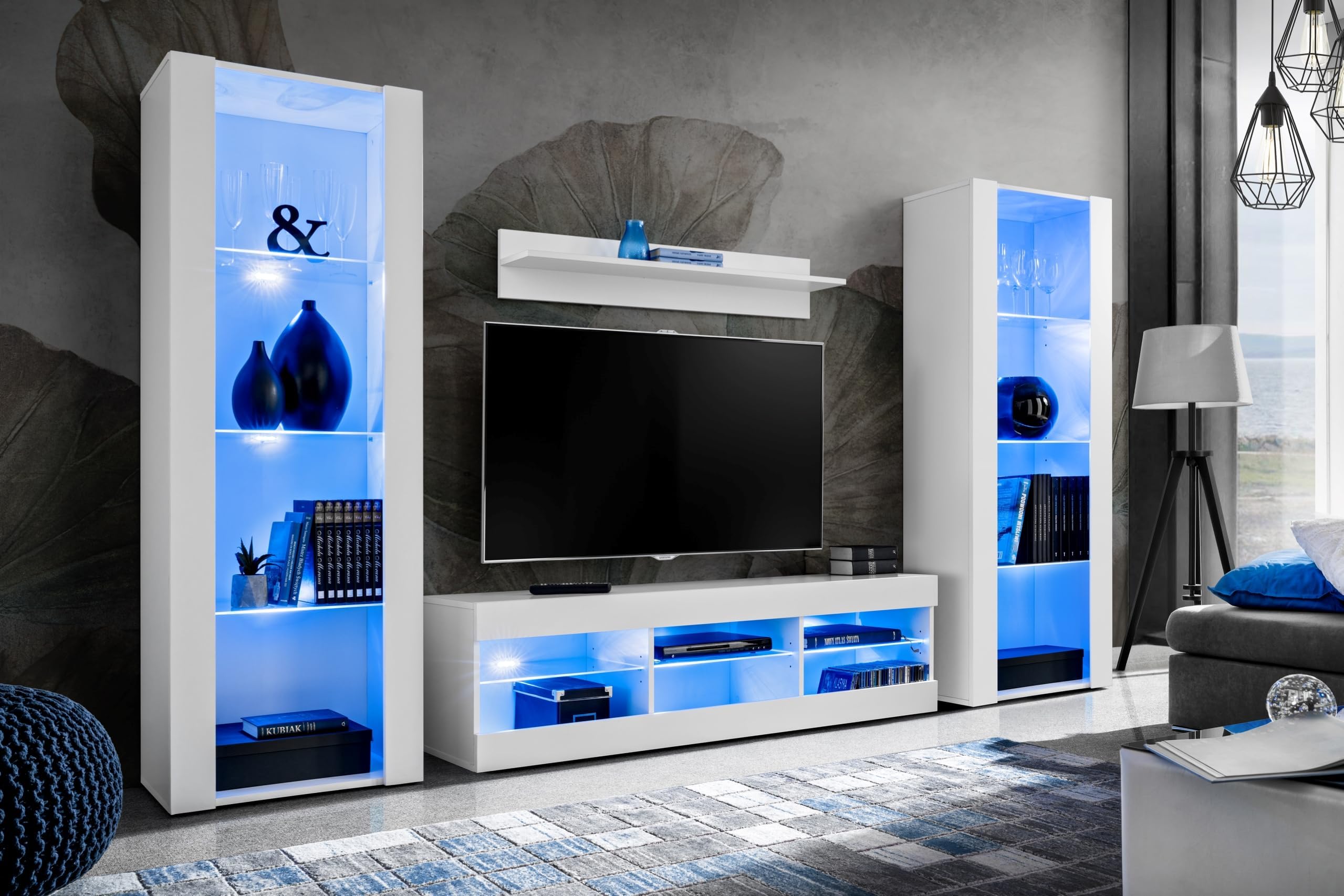 Komodee Ensemble TV Tivoli Grande A1 Blanc/Blanc 250x159x35 cm
