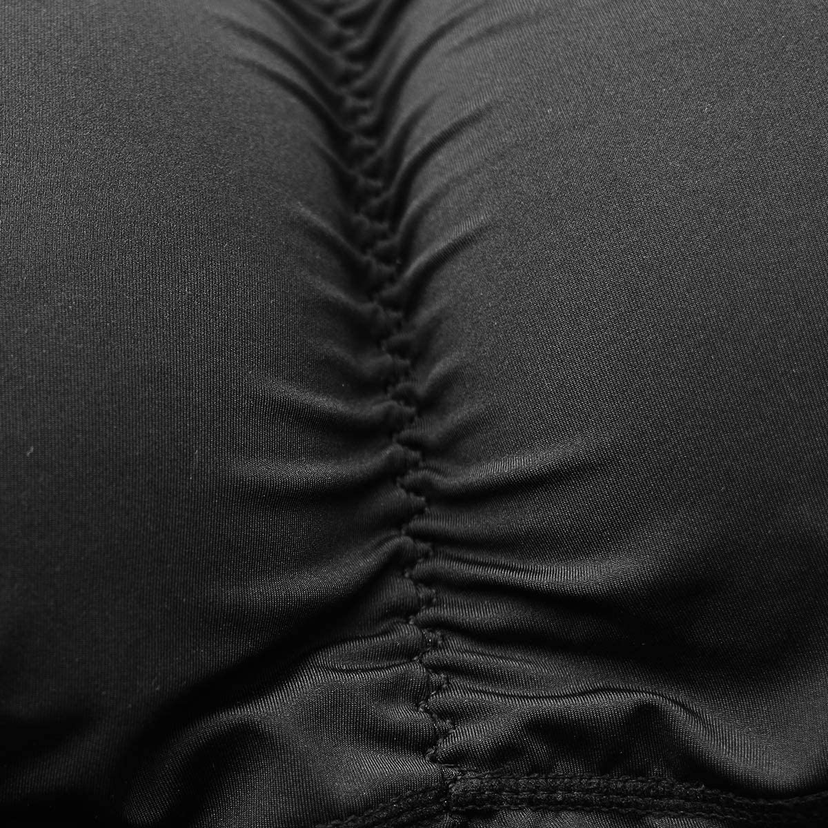 Wysokiej jakości Kobiety Wyściełane majtki Butt Lifter Body Shaper Butt Hip Enhancer Bawełniane 4 Maty, 6xl. Czarny(L)