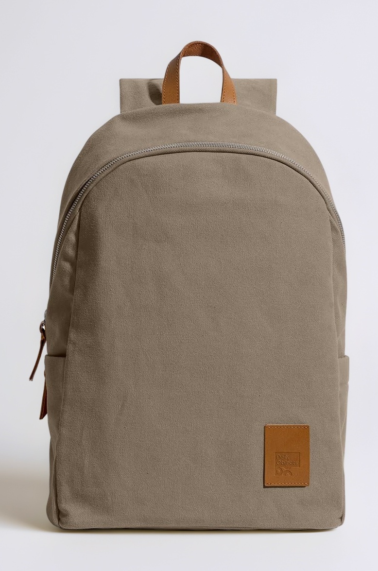 DailyObjects Pedal Everyday Casual Laptop Backpack Compatible with upto 14 inch Laptop | Unisex Travel Backpack | Made of Durable Canvas Material | Zippered Compartments with Pockets