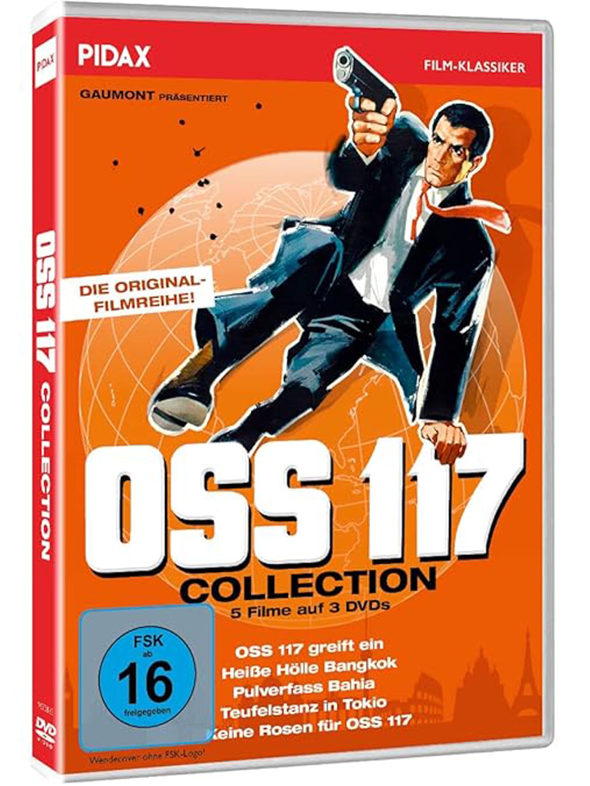 OSS 117 Pentalogie Edition- Alle 5 Agentenfilm Klassiker der Originalen Film-Reihe (Pidax Film-Klassiker)