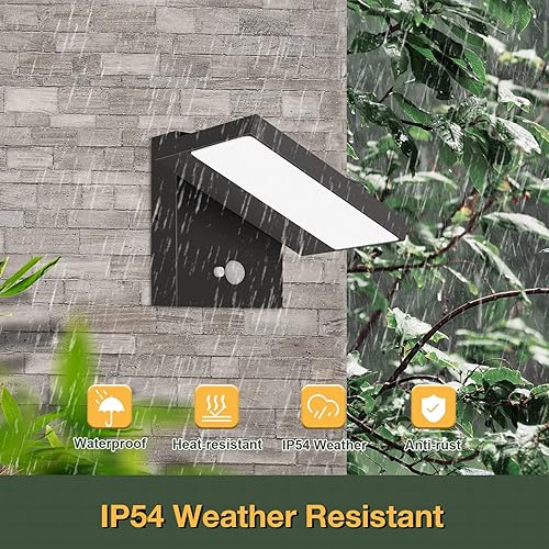 Miniatura 7 de Inowel Luces solares para exteriores sensor de movimiento impermeable LED del anochecer al amanecer aplique de montaje en pared de 600 lm lámpara