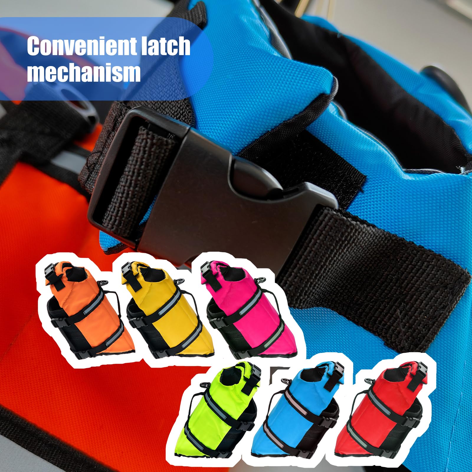 Chaleco salvavidas para perros, cómodo, ajustable, amarillo L
