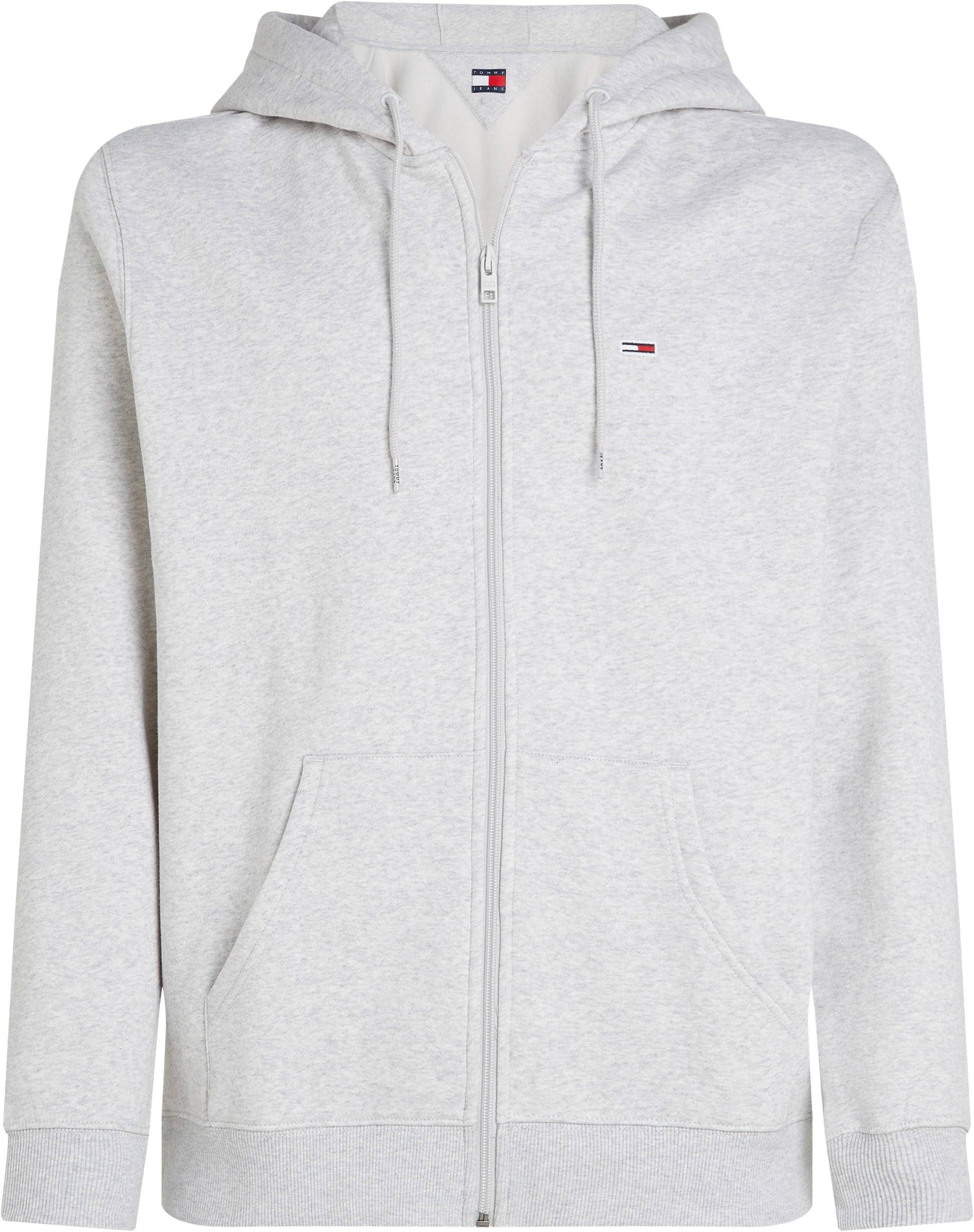 Tommy Jeans Męska bluza z kapturem z zamkiem błyskawicznym