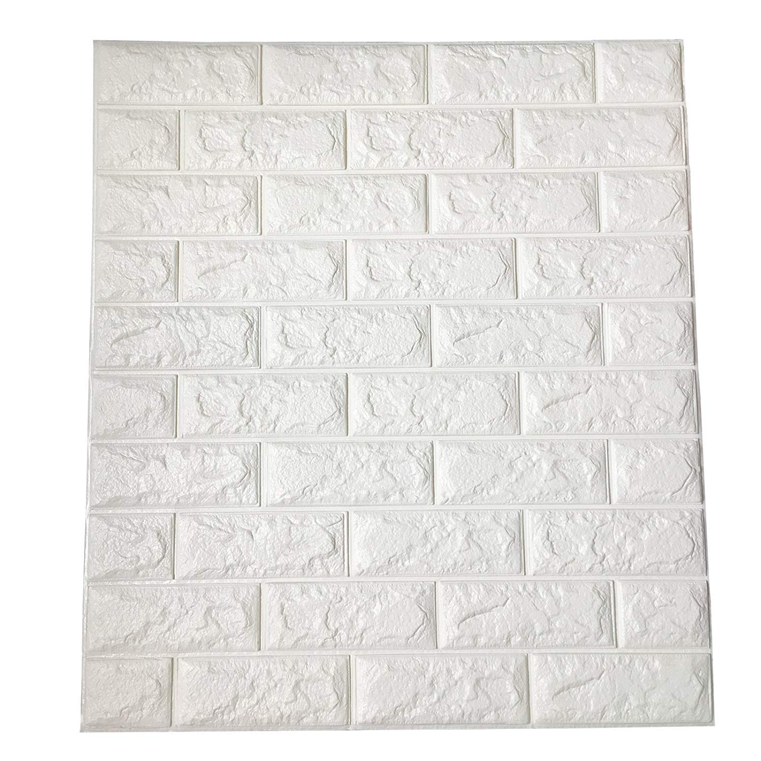 Backbox 3d Brick Wall Stickers Panel Self Adhesive Peel Stick Wallpaper For Home Decor Pack Of 1 70 X 77 Cm Amazon In Home Improvement