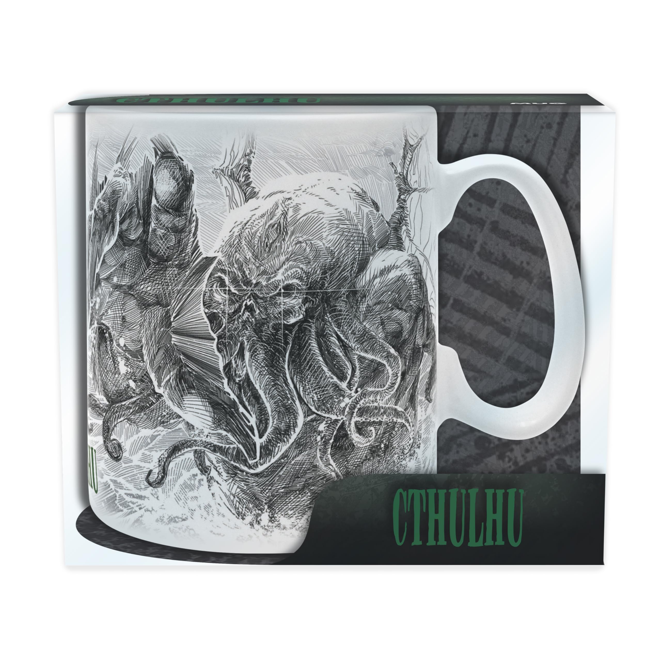 Amazon.com: ABYSTYLE H.P Lovecraft Cthulhu Attacks Ceramic Coffee Tea Mug  16 Oz. Horror Story Cult Classic Creature Drinkware Dishwasher Microwave  Safe Merch Gift : Home & Kitchen