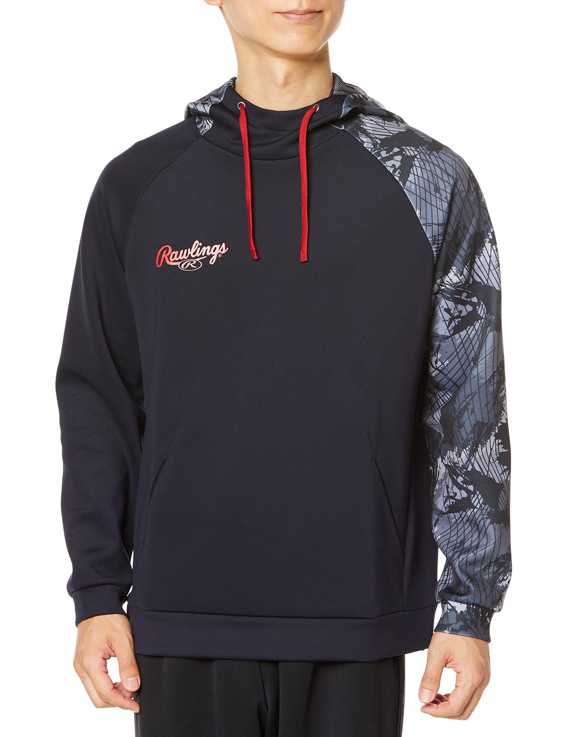 (Rawlings) 野球用 大人用 ストレッチニットプルオーバーシャツ AOS10F06 ネイビー／ネイビー サイズ S 81g1yxSAOaL.jpg