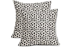 Chic Dotted Dreams: Black and White Pillow Covers for Modern Style