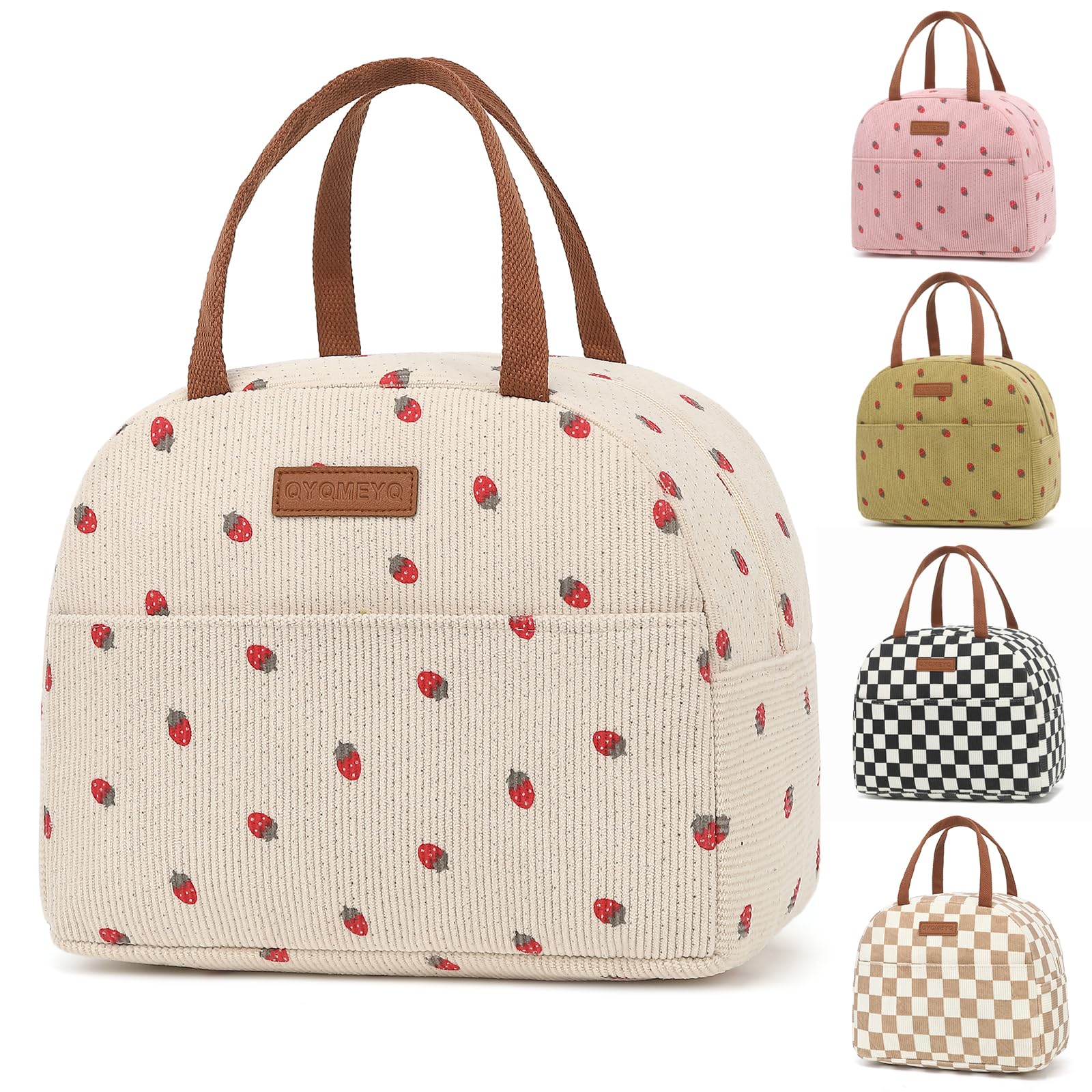 Lunch Bag for Women Men Reusable Lunch Box Insulated Lunch Pail bag with Large Capacity Cooler Lunch Container