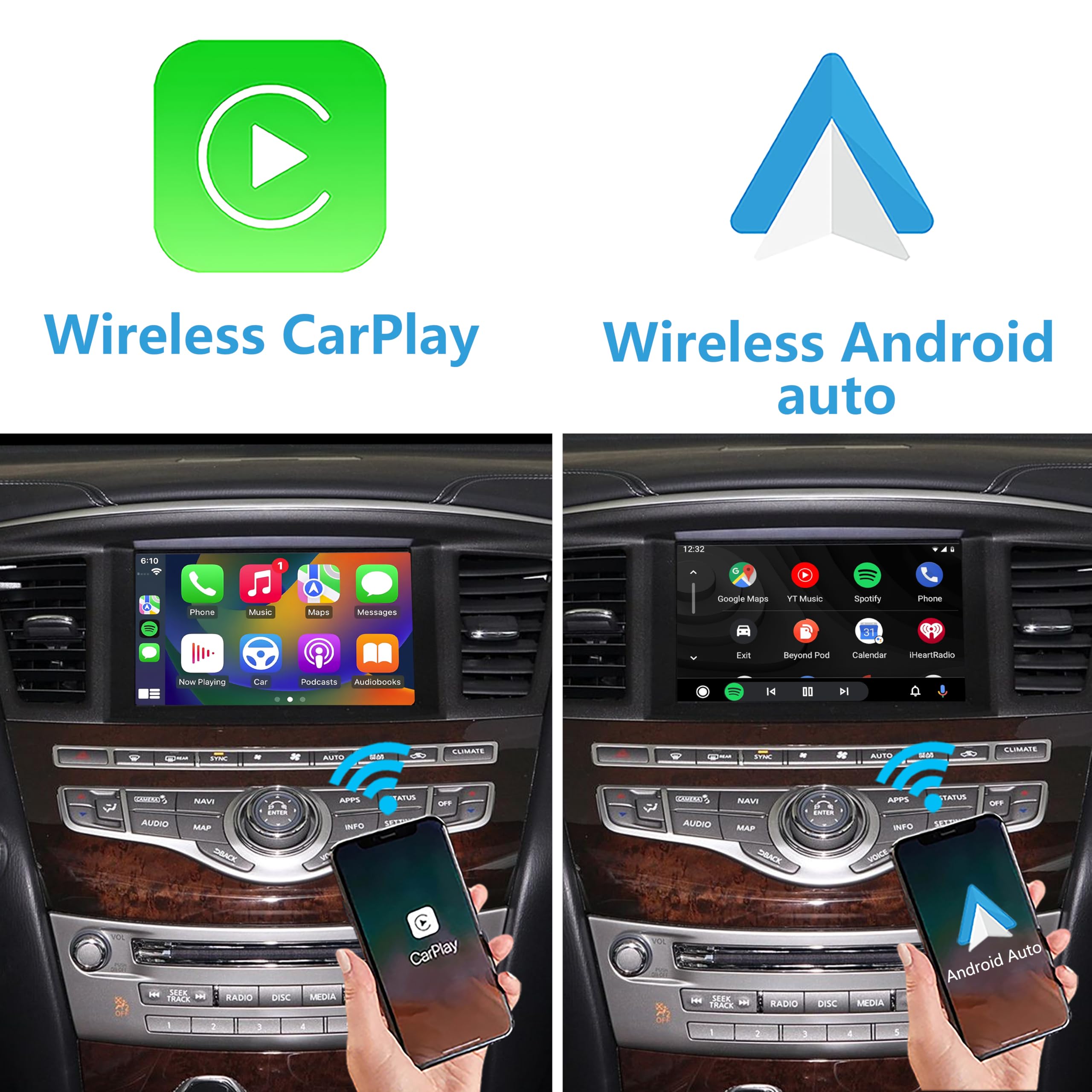 Amazon.com: CARAMCO Wireless CarPlay & Android Auto Module