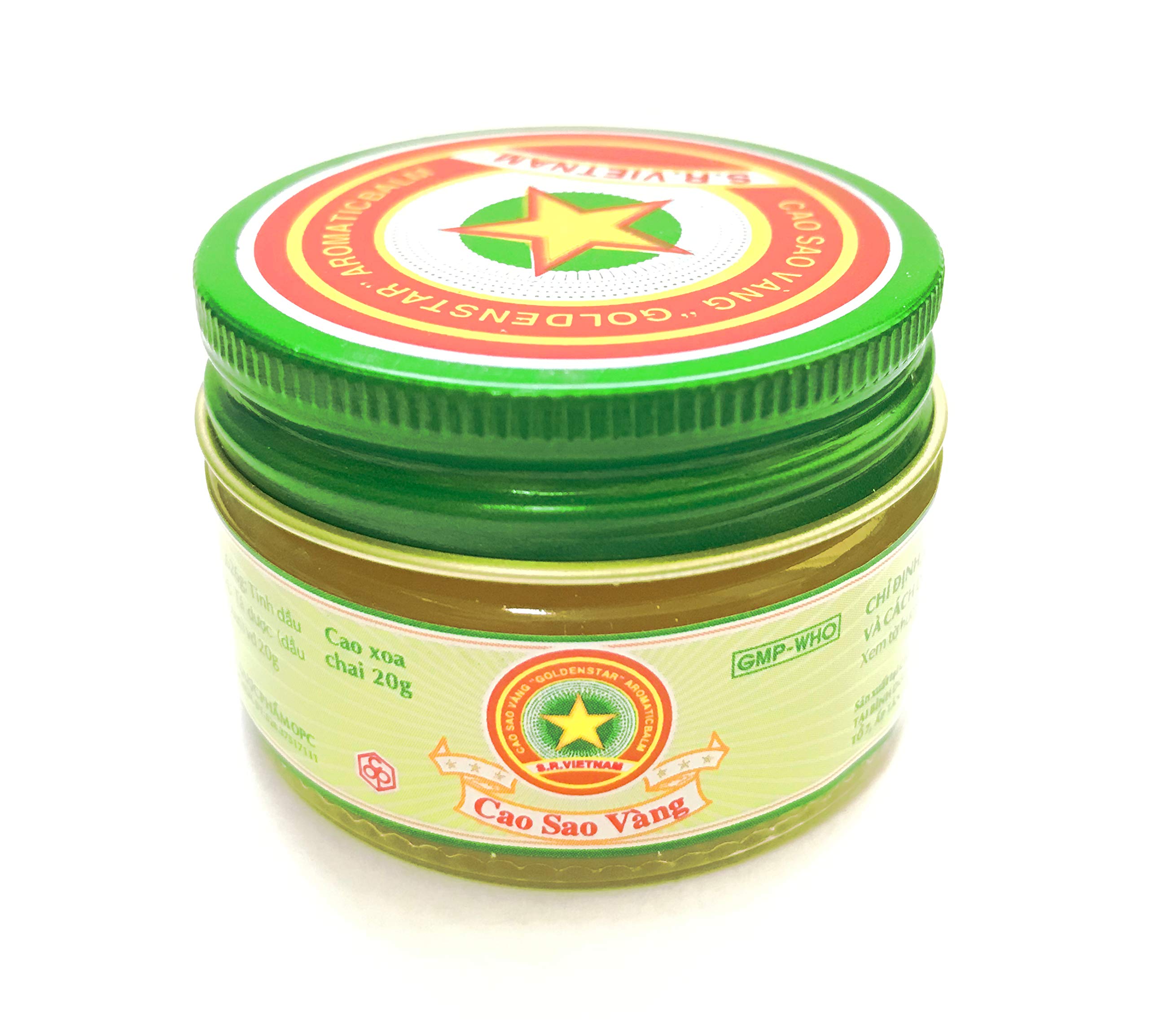 Golden Star Balm Cao Sao Vang Vietnam Aromatic Balsam 20 g
