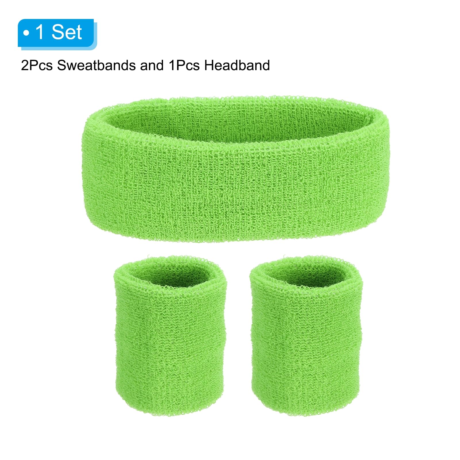 PATIKIL Sports Wristbands Headband Set - Image 3