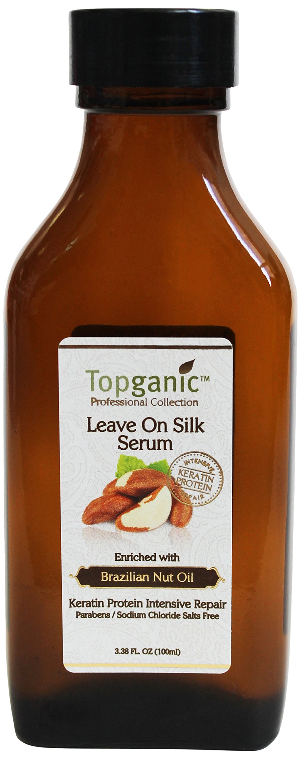 Topganic Leave On Silk Serum with Brazil Nut Oil, 100ml
