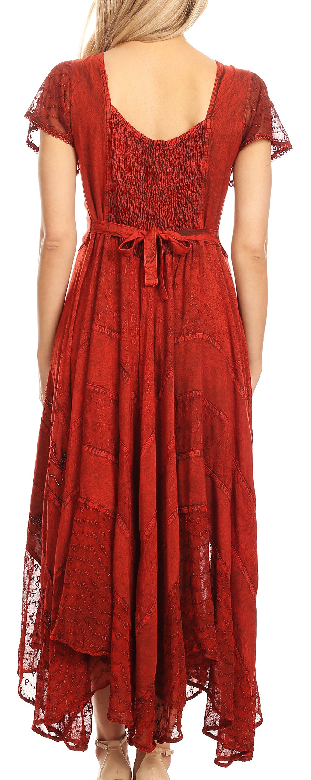 Sakkas Marigold Embroidered Fairy Dress | Desertcart Fiji