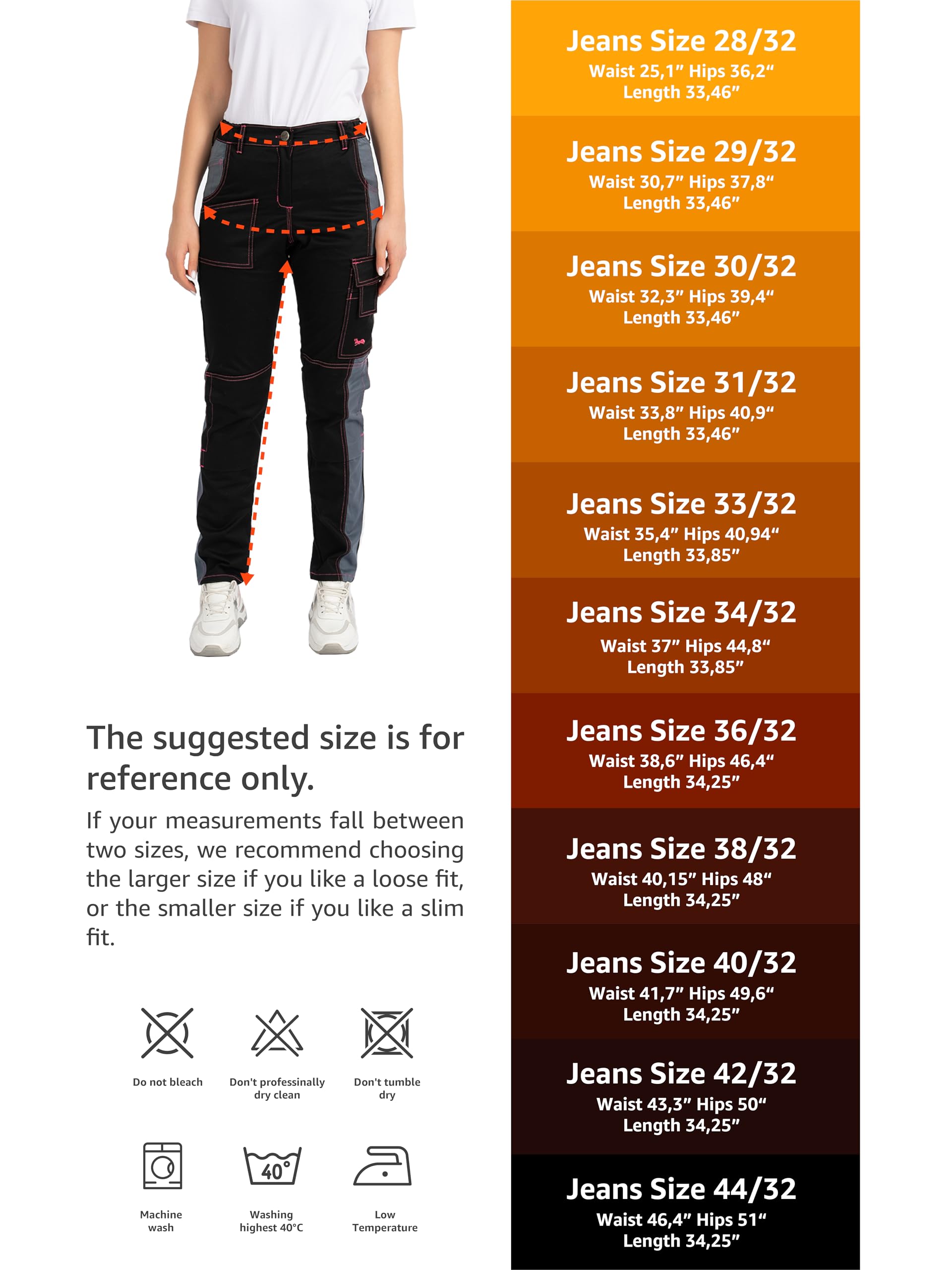 strongAnt Pantalon Femme en élastane pour la randonnée et Autres activités de Plein air et Le Travail