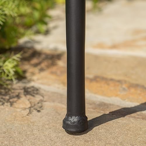 Miniatura 7 de Christopher Knight Home Iris - Mesa auxiliar de azulejos de cerámica para exteriores con marco de hierro, color azul y verde