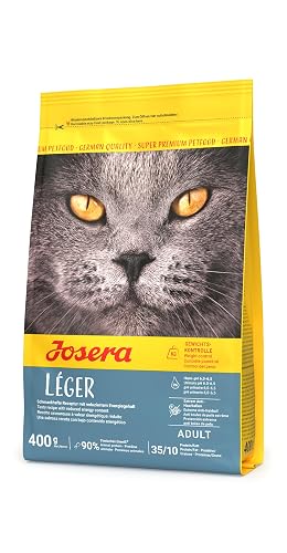 Josera - Pienso Gatos - 400 g - Receta Léger - Mascota Adulta Esterilizada - Bajo en Calorías