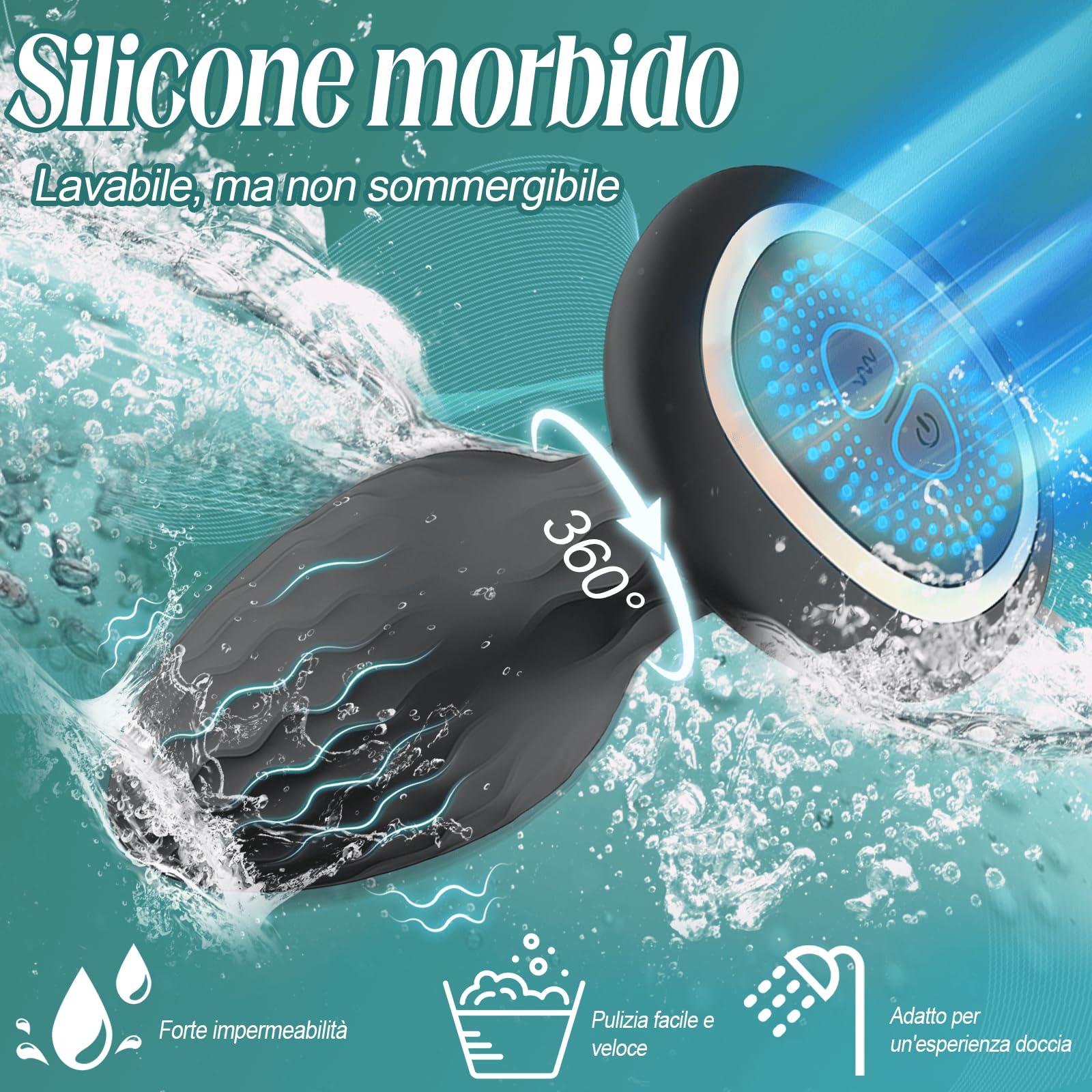 Vibratore Anale, Stimolatore Prostata, Vibratoreper Uomo Professionale Plug Analesex Toy Dilatatore Ano per Uomo Vibratoreper Donna Analesex Toy Telecomando Sex Toys Sessuali per Uomini