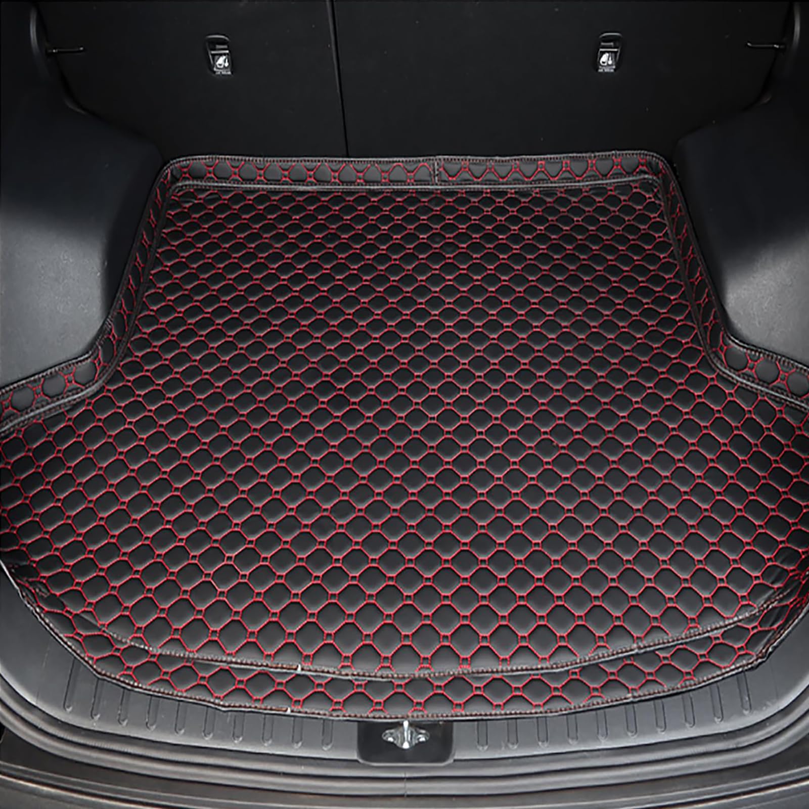 HFFTYU Car Boot Liner for Jaecoo J5 E5 EV 2025, Waterproof Quilted Leather Trunk Mat, All Weather Heavy Duty Boot Protector Cargo Cover Liner,B