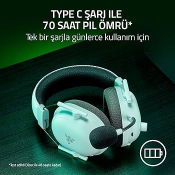 Razer Blackshark V2 Pro (Xbox) - Xbox S|X & One için Kablosuz Razer Blackshark V2 Pro (Xbox) - Xbox S|X & One için Kablosuz